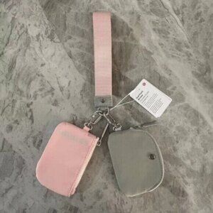 Brand new with tags Lululemon dual pouch keychain